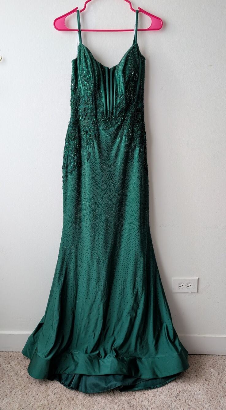 sherri hill rhinestone maxi dress